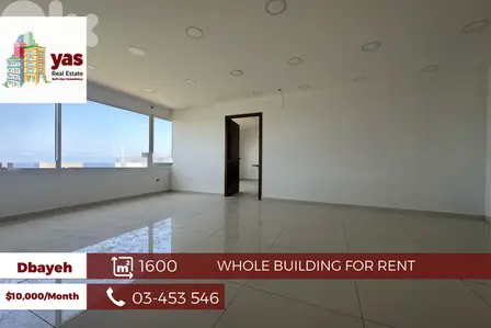 Dbayeh Building 1600m2 | Rent | 2 Undergrounds | Prime location | MJ | Dbayeh Building 1600m2 | Rent | 2 Undergrounds | Prime location | MJ |