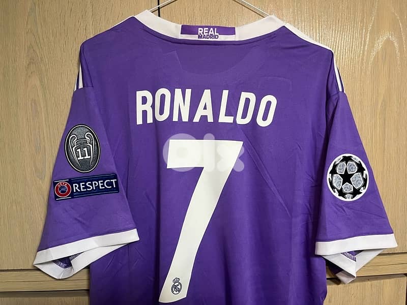 Real Madrid history kit 2017 the final mention ronaldo 7 1
