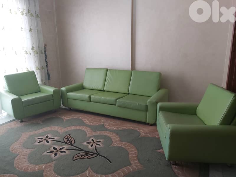PU Leather Living Room Set 0