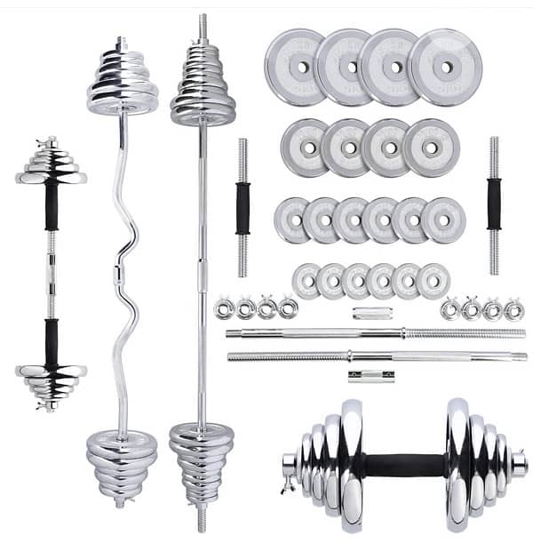 set dumbells 55 kg 1