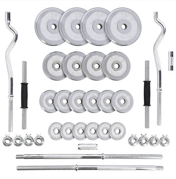 set dumbells 55 kg 3