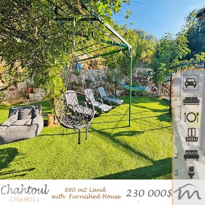 Chahtoul | Charming Stand Alone Home | 880m² Land | Perfect Investment