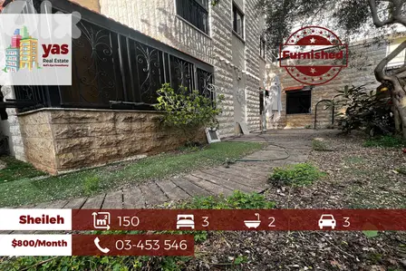 Sheileh 150m2 | 80m2 Garden | Furnished | Rent | Luxury | KS |