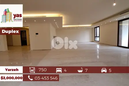 Yarzeh 750m2 | Duplex | Terrace 121m2 | Luxurious | Gym/Pool | PA |