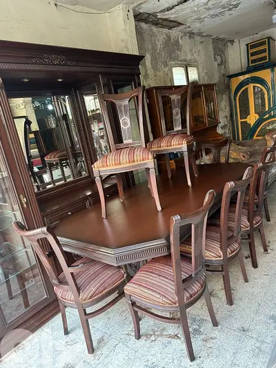 اوضة سفرة خشب زان ولاتي كلا