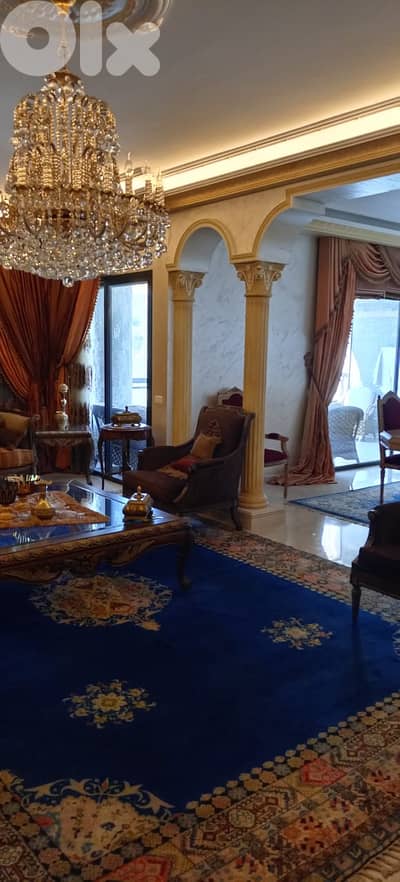 2 APARTMENTS 1500$/SQ IN BAABDA PRIME NEW BUILDING SEA VIEW , (BA-437)