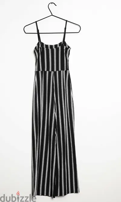 bershka Black snd white jumpsuit