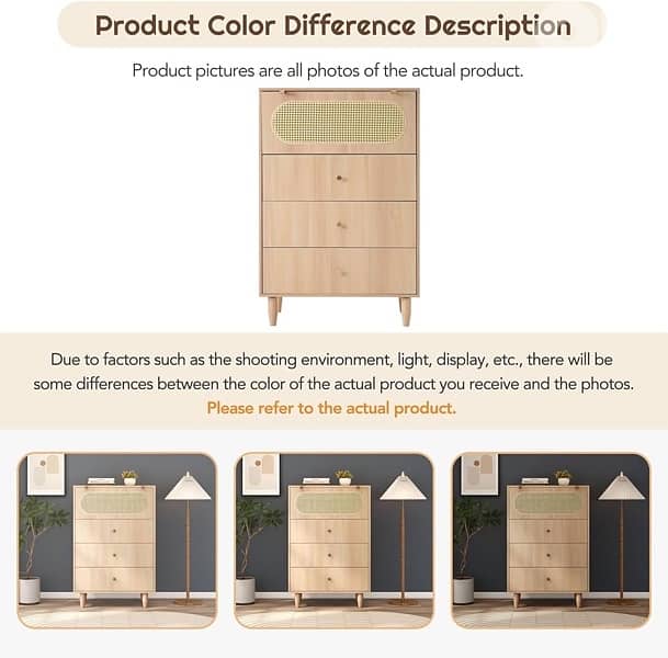 BOHO cabinet Rattan style 4