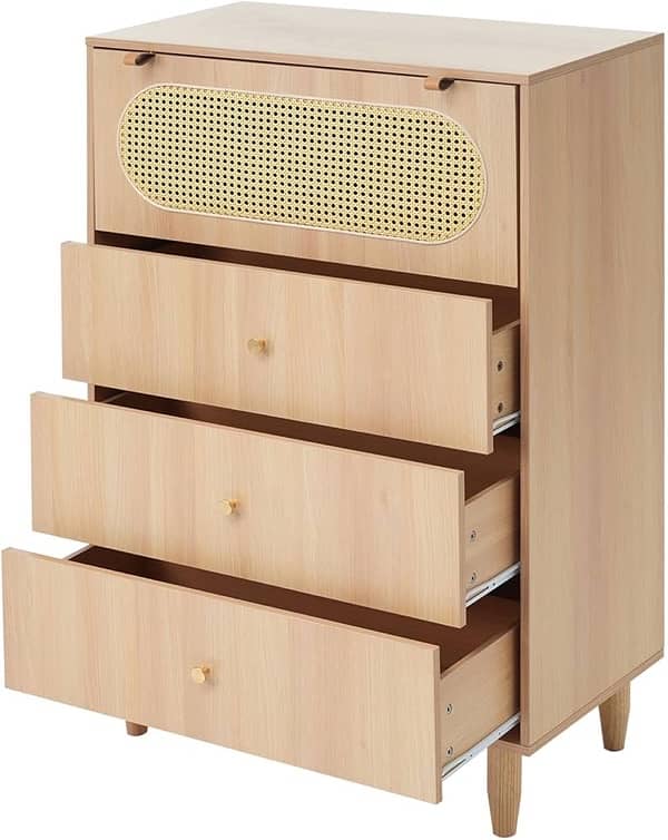 BOHO cabinet Rattan style 6
