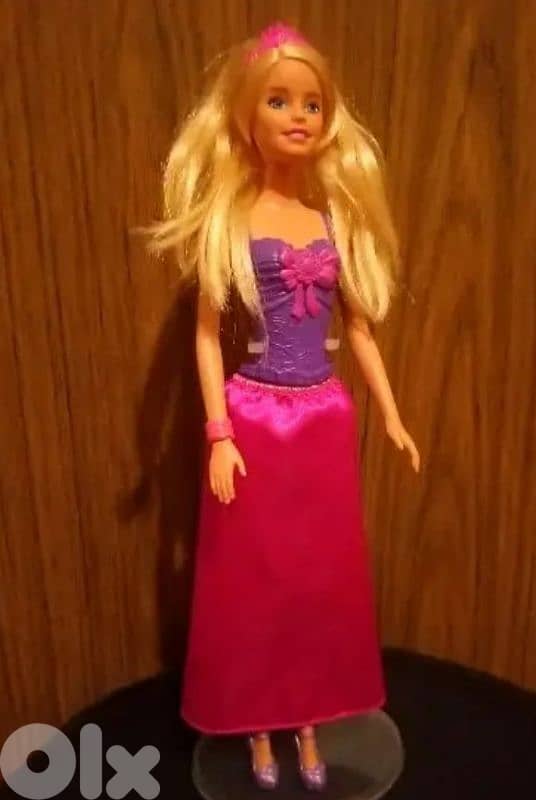 DREAMTOPIA Barbie PRINCESS Mattel2018 Great doll +skirt+crown+shoes=22 1