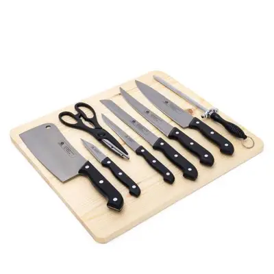 SBS kitchen knife 9 pcs set , rust free