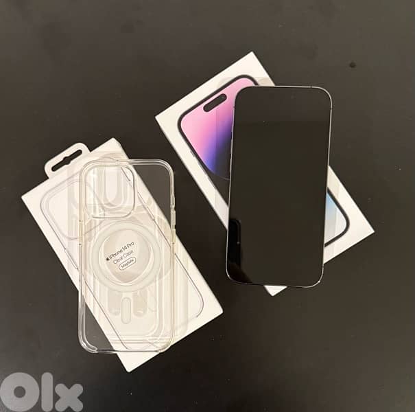 IPhone 14 Pro 256 Gb Deep Purple 2 ESIM + Clear Case Original 2
