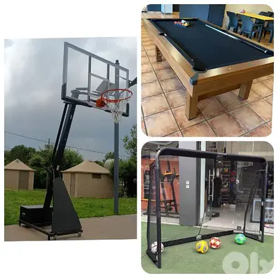 Now 1080$ was 1230$ (3 items) basketball + billiard + min football