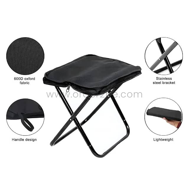 Pocket-Sized Camping Chair with Carry Bag – Ideal for Hiking & Picnics 6