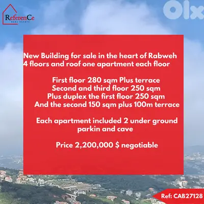 New Building for sale in rabweh مبنى جديد للبيع في الربوة