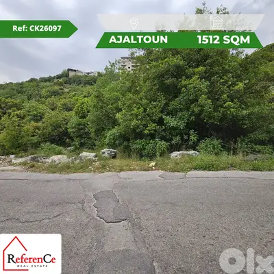 Land for sale in Ajaltoun أرض مميزة في عجلتون للبيع