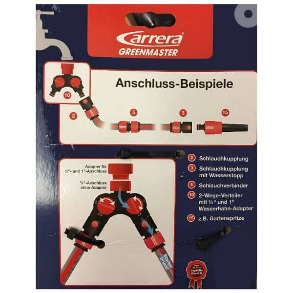 Carrera watering 2 way distributor 2