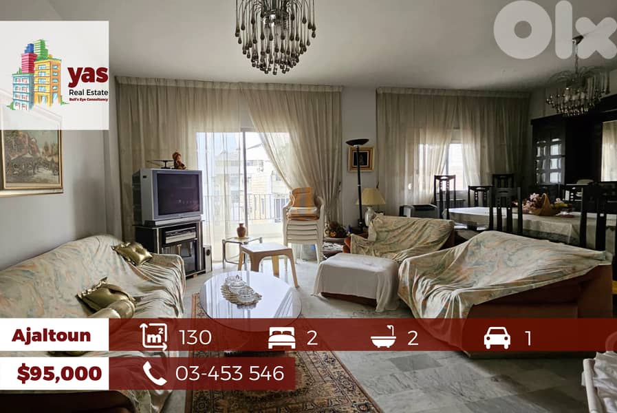 Ajaltoun 130m2 | Well Maintained | Calm Street | Prime Location | TO 0