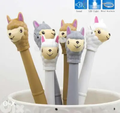 Lama pen with sound and light 3$