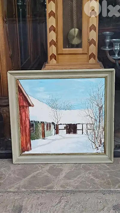 لوحة رسم زيتي اوروبية