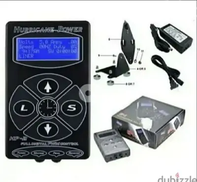 HP2 Hurricane Digital Dual Tattoo Power Supply PRO Fountain Source