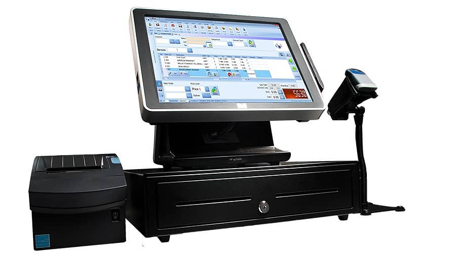 POS All In One Touch Screen + Free Software - Core I5 /8GB Ram /128GB 0