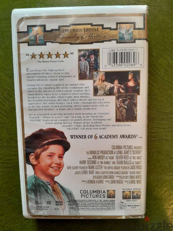 VINTAGE Oliver (VHS,1998,30th Tribute Edition Clam Shell Duracase 1
