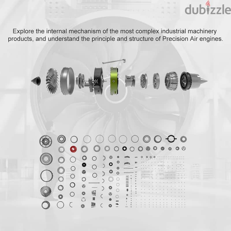 Aircraft Jet Engine Model Engine 4
