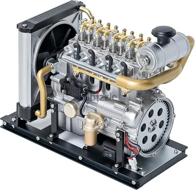 -Cylinder Engine Mechanical Metal Assembly