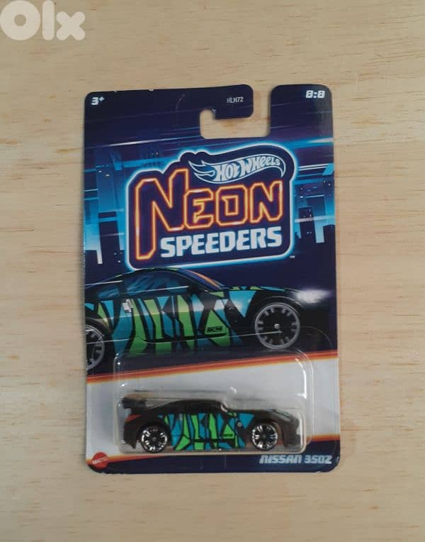 Hot Wheels Neon Speeders diecast car model 1;64. 4