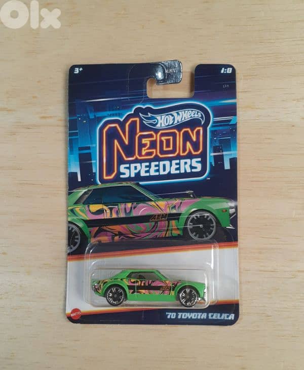 Hot Wheels Neon Speeders diecast car model 1;64. 5