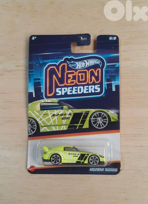 Hot Wheels Neon Speeders diecast car model 1;64. 6