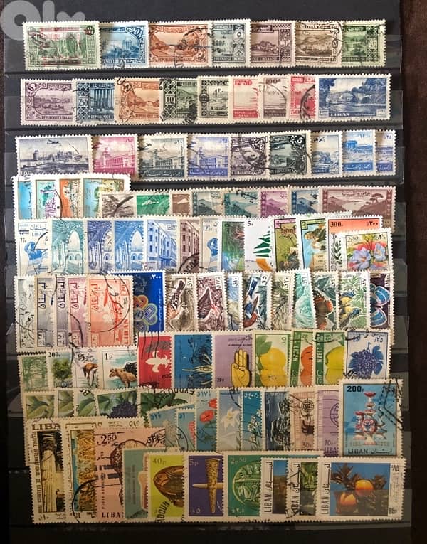 Lebanon used stamps 0