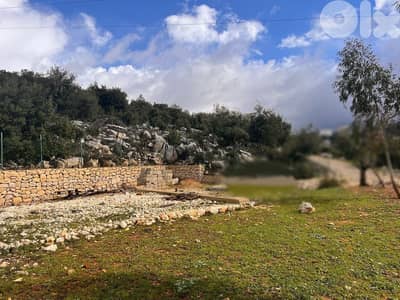 1407m2 Land+Open Mountain/Sea view for Sale in Ras Osta - رأس أسطا