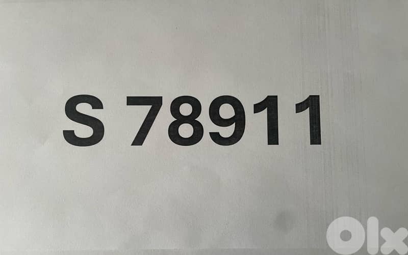 5-digit plate number for Porsche lovers 0