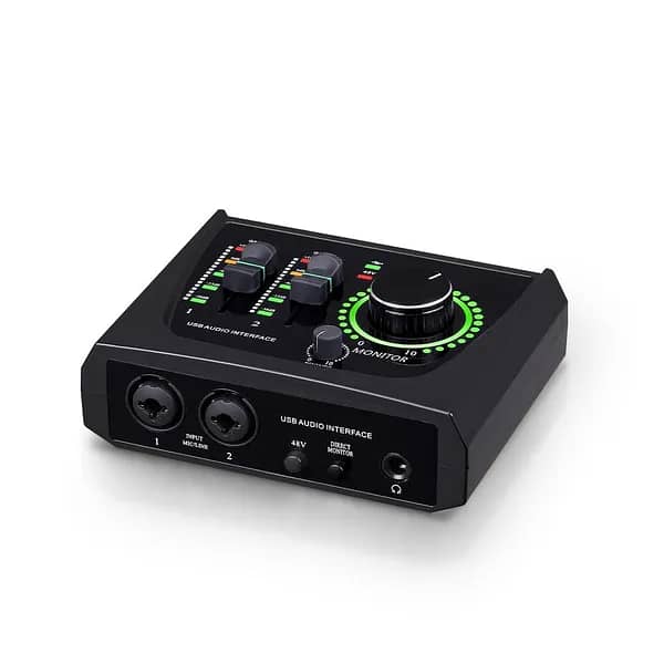Bomge BMG-22M Sound Card USB Audio Interface,2  I / O 2