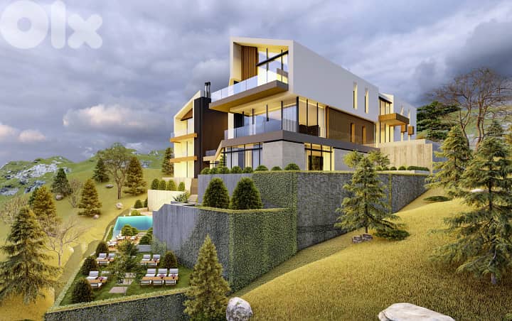 zaarour luxury chalets with shared pool, payment facility #6605 2
