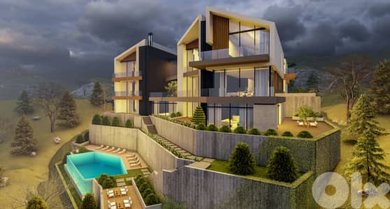 zaarour luxury chalets with shared pool, payment facility #6605