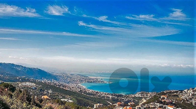 1455 SQM Land in Kfour, Keserwan with Sea & Mountains View