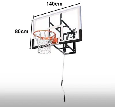 Now 240$ before 320$  hoop basketball board ((Temperedglass ))