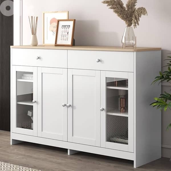 White wood grain sideboard 4