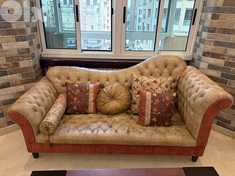 luxurious Sofa, Bergère and table 2