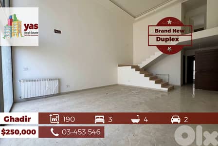Ghadir 190m2 | Brand New | Duplex | Partial View | EH/IV