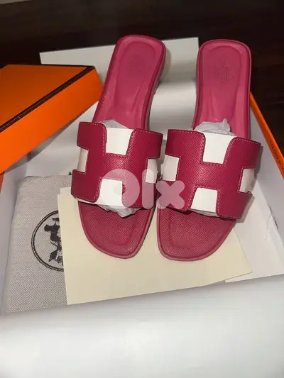 Hermes oran sandals size 39 COPY A