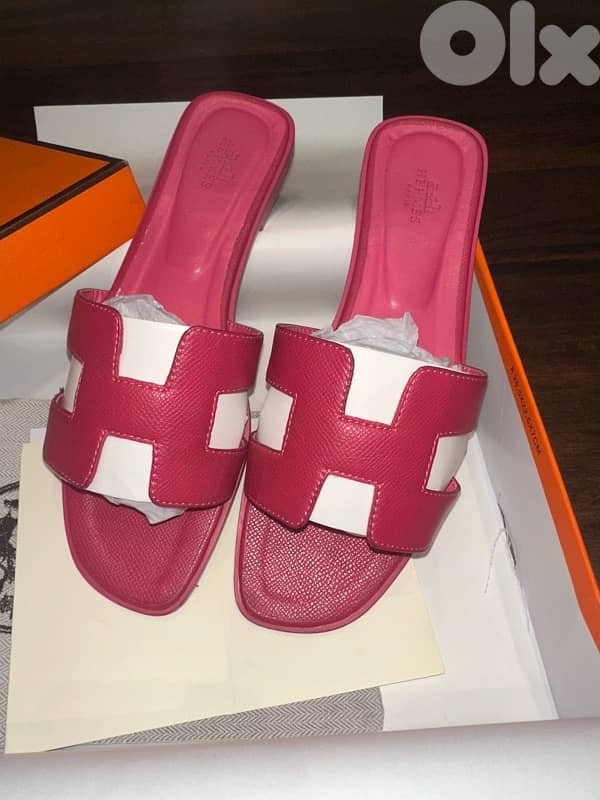 Hermes oran sandals size 39 COPY A 1