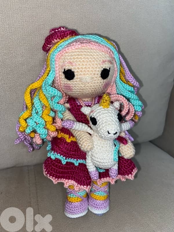 doll with unicorn 1