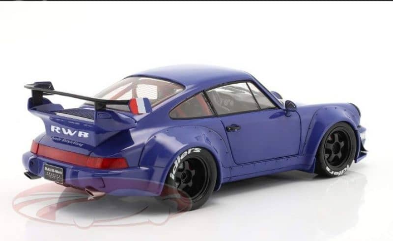 Porsche 911 (964) RWB diecast car model 1;18 3
