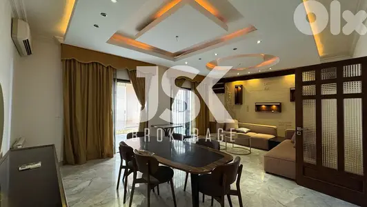 L17817-Fully Furnished Decorated Apartment For Sale in Mansourieh