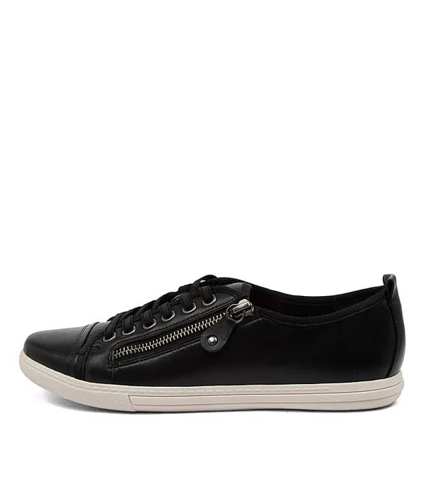 original black leather sneakers 0