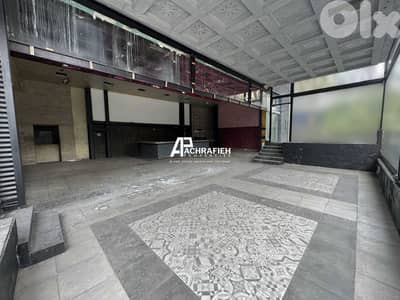Stand Alone Restaurant With Terrace For Rent in Sodeco